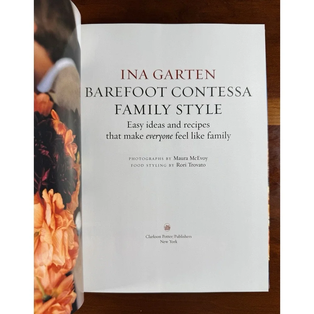 Ina Garten Barefoot Contessa Lot Of 3 Cookbooks Back to Basics, Family Style..